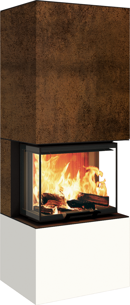 Neocube P10 FLR - Keramik Nero Zimbabwe U.Iron Corten