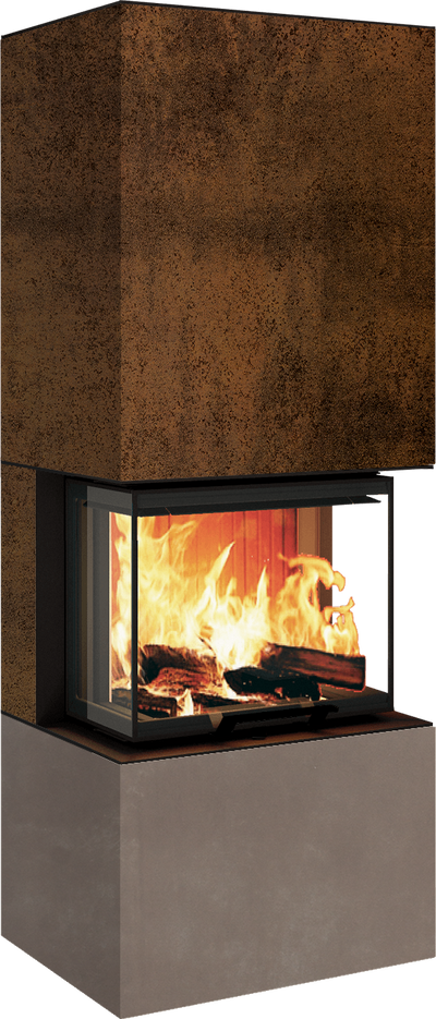 Neocube P10 FLR - Keramik Nero Zimbabwe U.Iron Corten