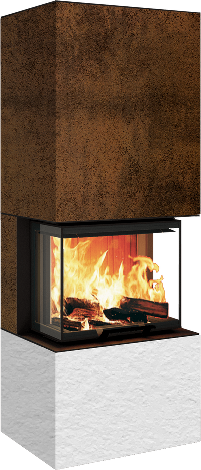 Neocube P10 FLR - Keramik Nero Zimbabwe U.Iron Corten