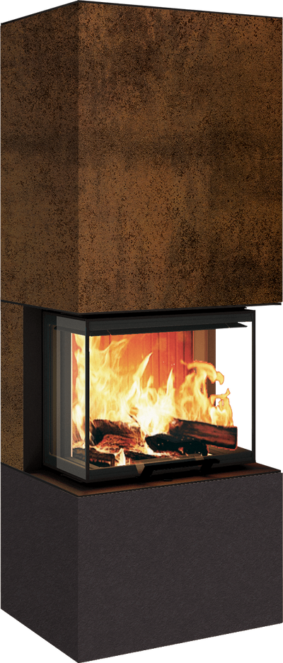 Neocube P10 FLR - Keramik Nero Zimbabwe U.Iron Corten