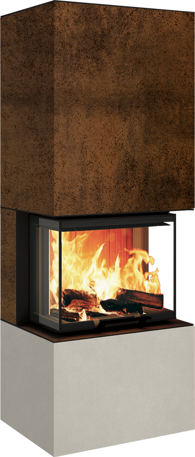 Neocube P10 FLR - Keramik Nero Zimbabwe U.Iron Corten