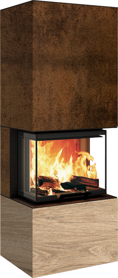 Neocube P10 FLR - Keramik Nero Zimbabwe U.Iron Corten