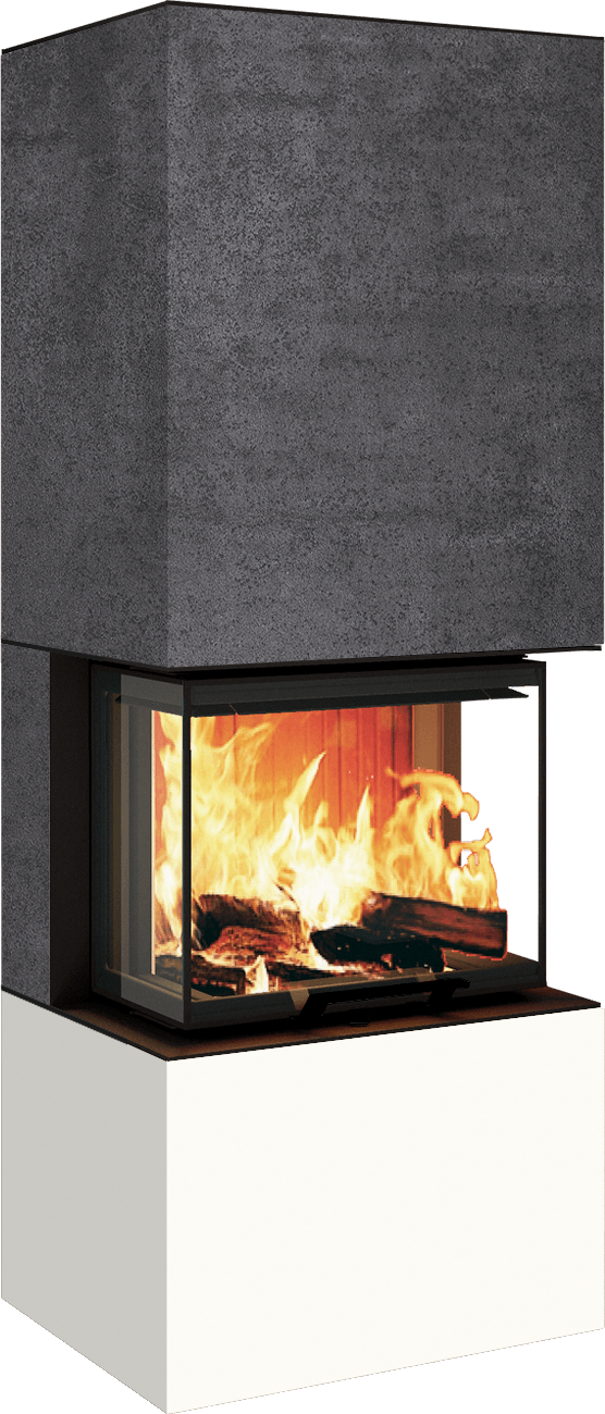 Neocube P10 FLR - Keramik Nero Zimbabwe U.Iron Corten