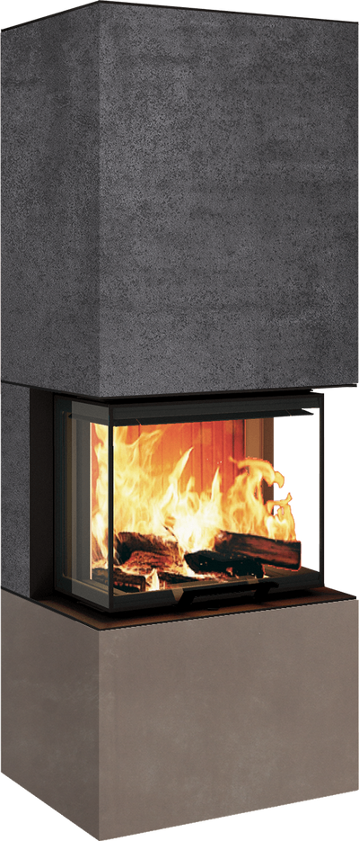 Neocube P10 FLR - Keramik Nero Zimbabwe U.Iron Corten