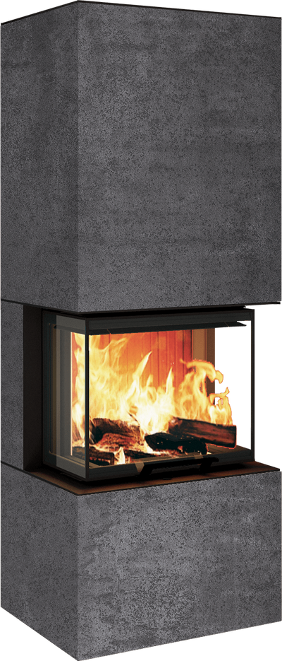 Neocube P10 FLR - Keramik Nero Zimbabwe U.Iron Corten