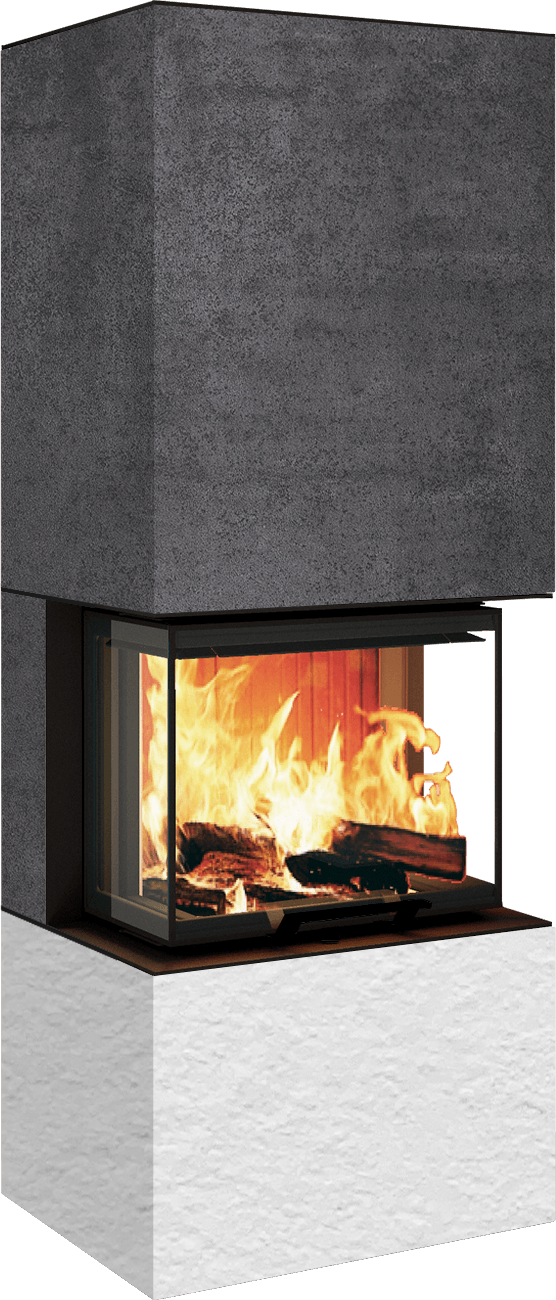 Neocube P10 FLR - Keramik Nero Zimbabwe U.Iron Corten