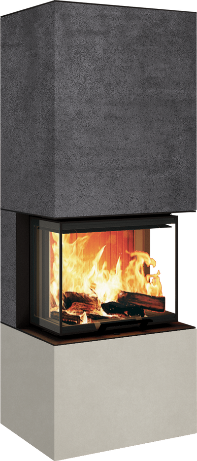 Neocube P10 FLR - Keramik Nero Zimbabwe U.Iron Corten