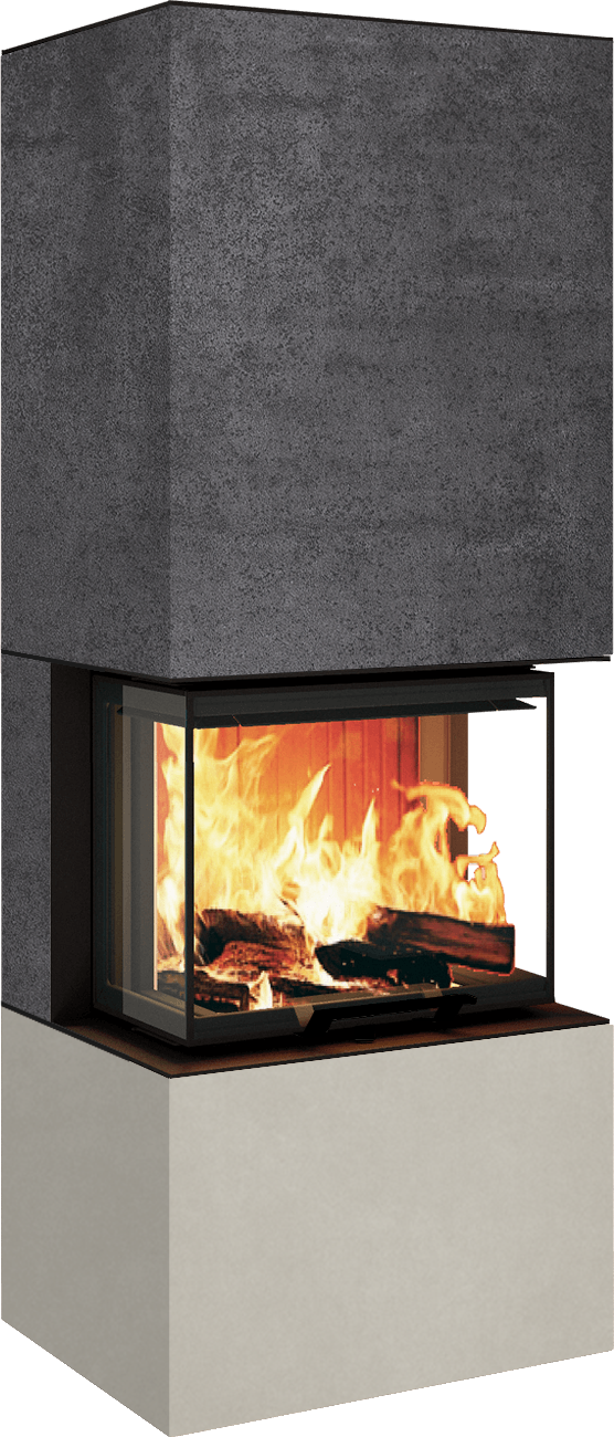 Neocube P10 FLR - Keramik Nero Zimbabwe U.Iron Corten