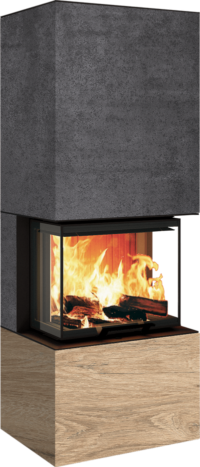 Neocube P10 FLR - Keramik Nero Zimbabwe U.Iron Corten