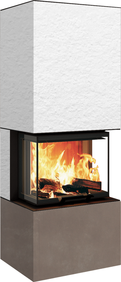 Neocube P10 FLR - Keramik Nero Zimbabwe U.Iron Corten