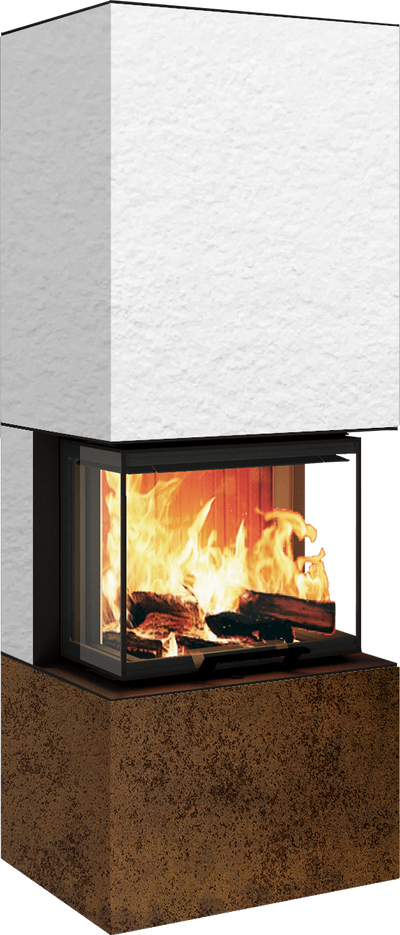 Neocube P10 FLR - Keramik Nero Zimbabwe U.Iron Corten