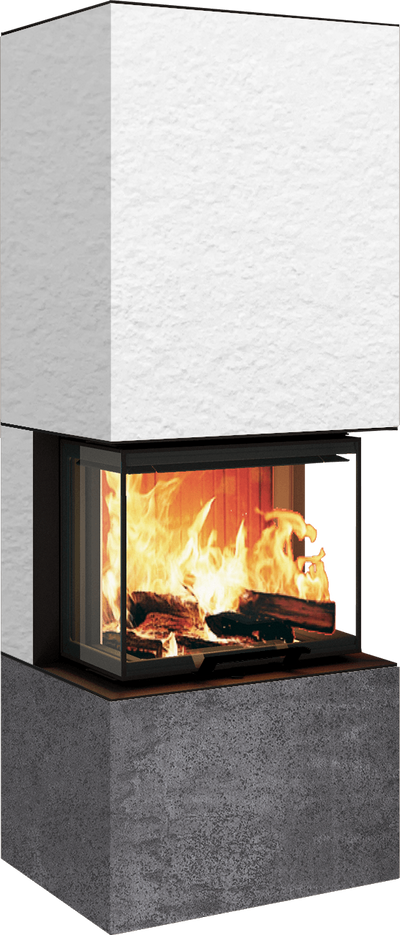 Neocube P10 FLR - Keramik Nero Zimbabwe U.Iron Corten