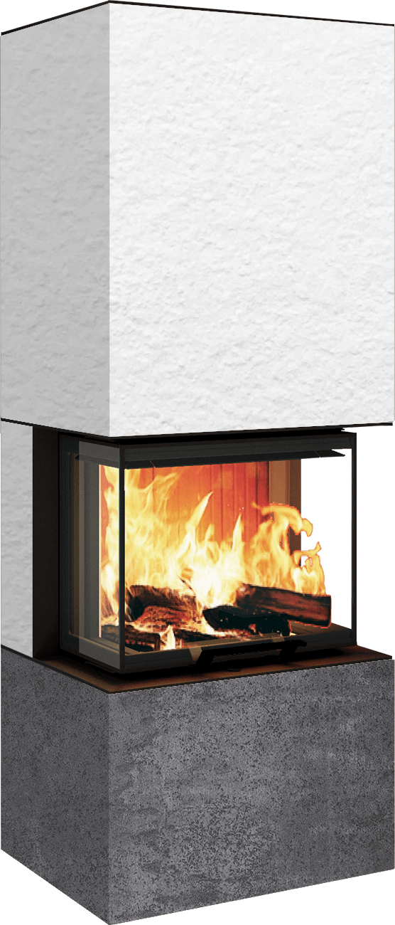 Neocube P10 FLR - Keramik Nero Zimbabwe U.Iron Corten