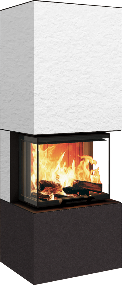 Neocube P10 FLR - Keramik Nero Zimbabwe U.Iron Corten