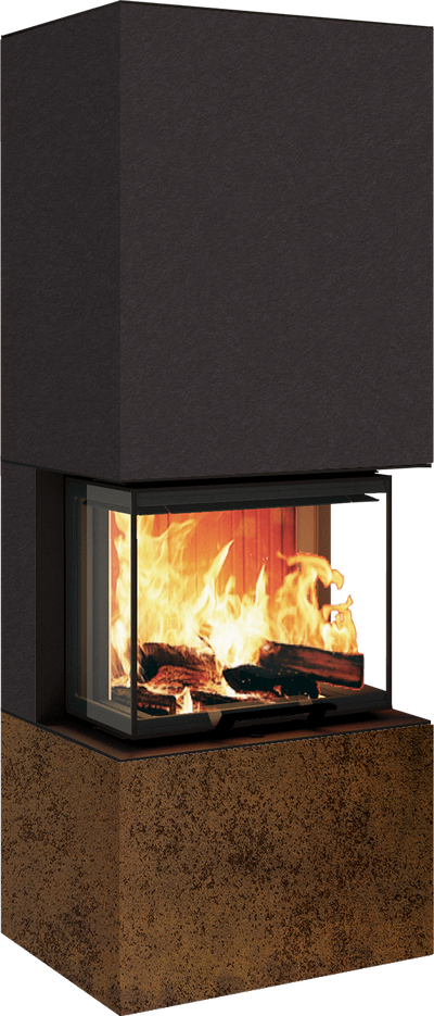 Neocube P10 FLR - Keramik Nero Zimbabwe U.Iron Corten