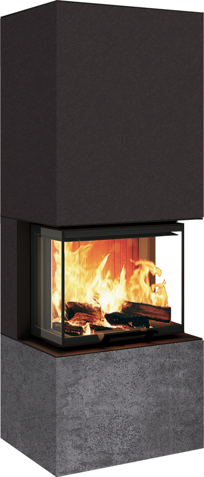 Neocube P10 FLR - Keramik Nero Zimbabwe U.Iron Corten