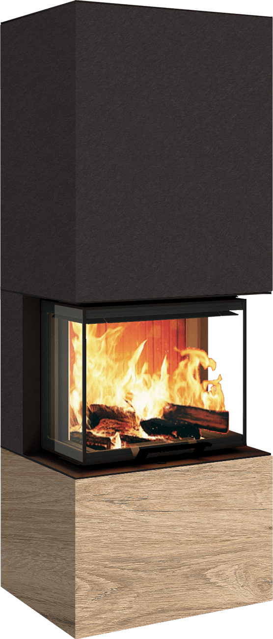Neocube P10 FLR - Keramik Nero Zimbabwe U.Iron Corten