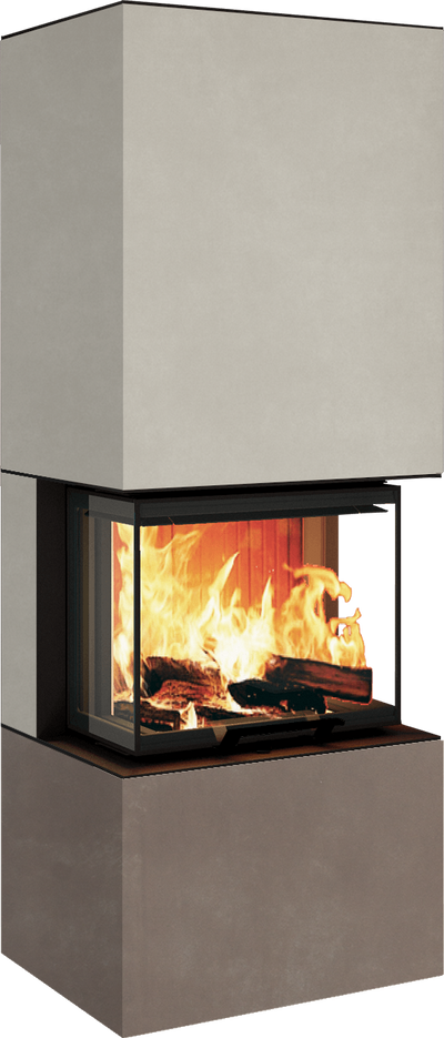 Neocube P10 FLR - Keramik Nero Zimbabwe U.Iron Corten