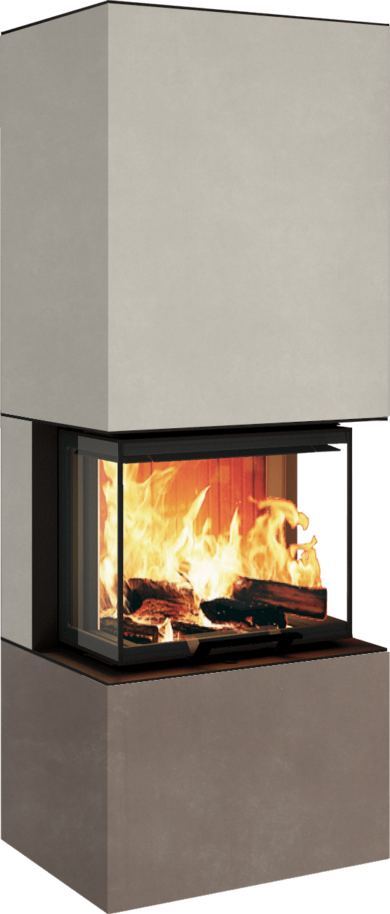Neocube P10 FLR - Keramik Nero Zimbabwe U.Iron Corten