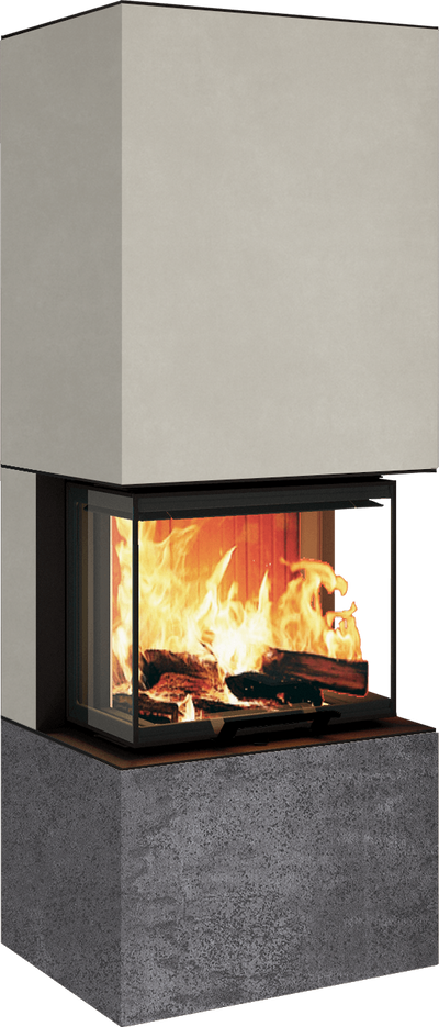 Neocube P10 FLR - Keramik Nero Zimbabwe U.Iron Corten
