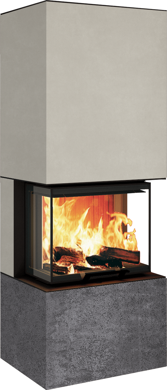 Neocube P10 FLR - Keramik Nero Zimbabwe U.Iron Corten