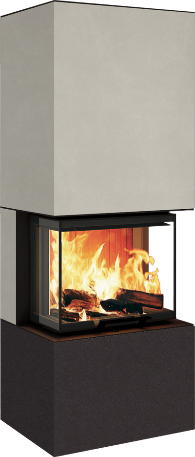 Neocube P10 FLR - Keramik Nero Zimbabwe U.Iron Corten