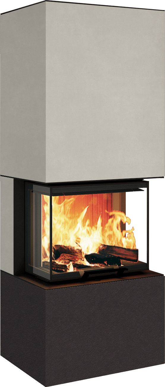 Neocube P10 FLR - Keramik Nero Zimbabwe U.Iron Corten