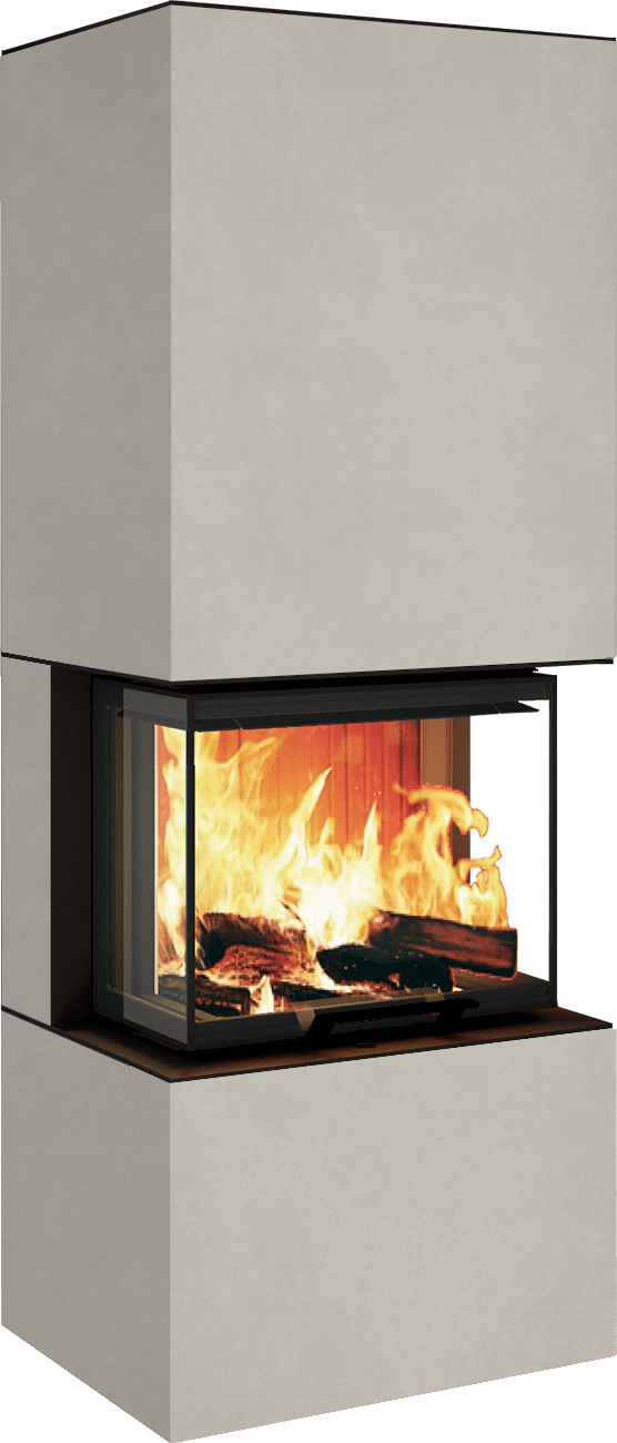 Neocube P10 FLR - Keramik Nero Zimbabwe U.Iron Corten