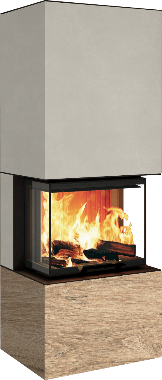 Neocube P10 FLR - Keramik Nero Zimbabwe U.Iron Corten