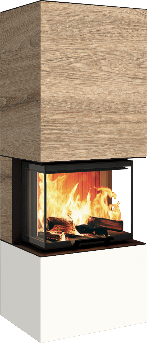 Neocube P10 FLR - Keramik Nero Zimbabwe U.Iron Corten
