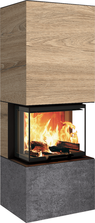 Neocube P10 FLR - Keramik Nero Zimbabwe U.Iron Corten