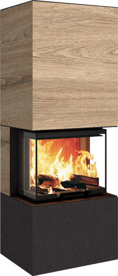 Neocube P10 FLR - Keramik Nero Zimbabwe U.Iron Corten