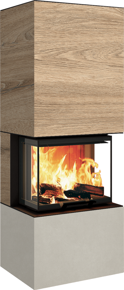Neocube P10 FLR - Keramik Nero Zimbabwe U.Iron Corten
