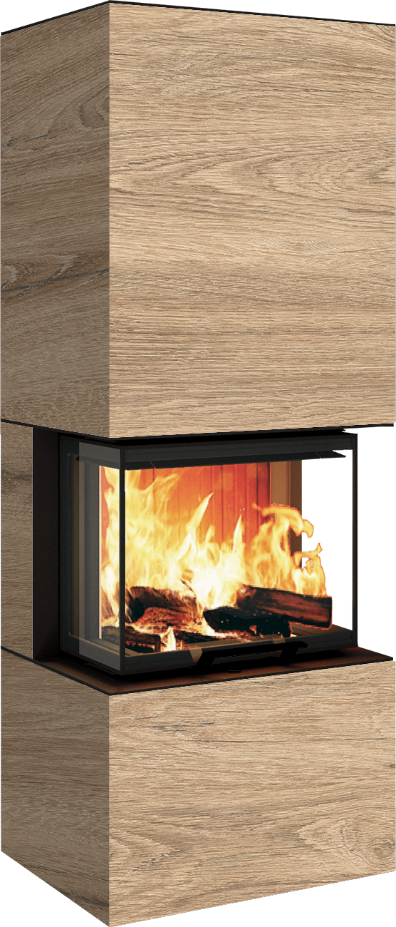Neocube P10 FLR - Keramik Nero Zimbabwe U.Iron Corten