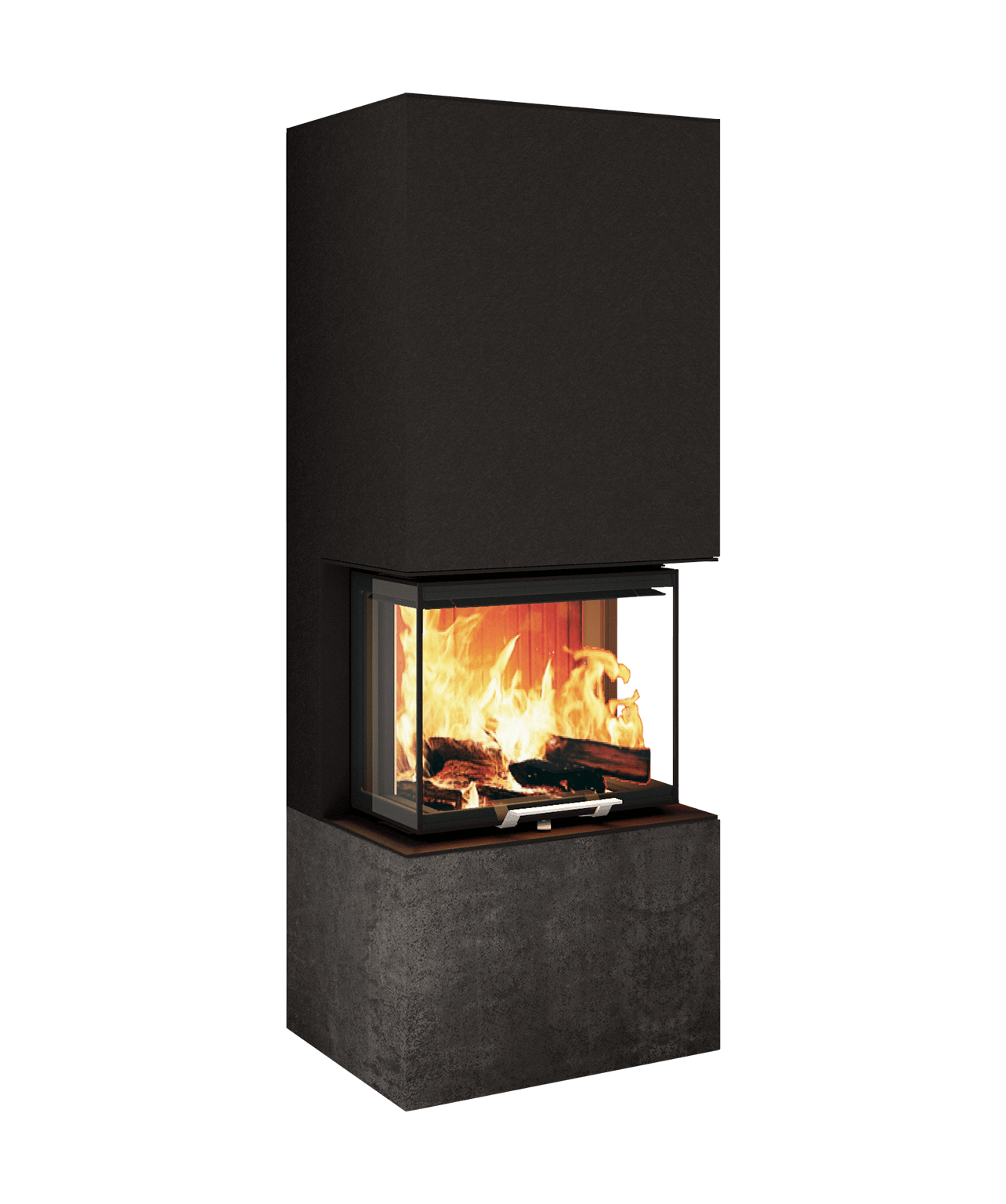 Neocube P10 FLR - Keramik Nero Zimbabwe U.Iron Corten