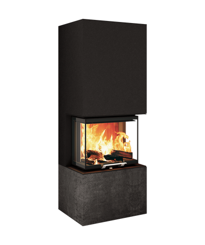 Neocube P10 FLR - Keramik Nero Zimbabwe U.Iron Corten