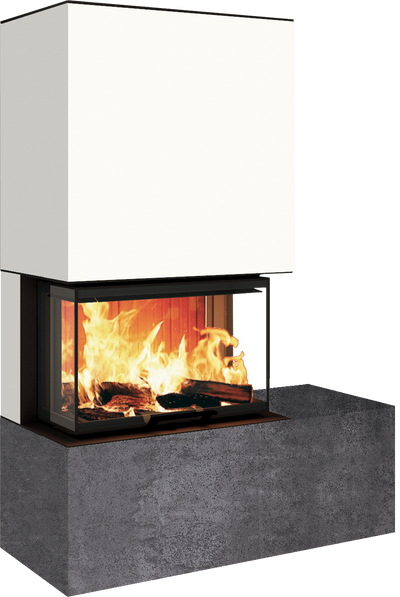 Neocube P22 - Keramik Arctic White, Bank rechts