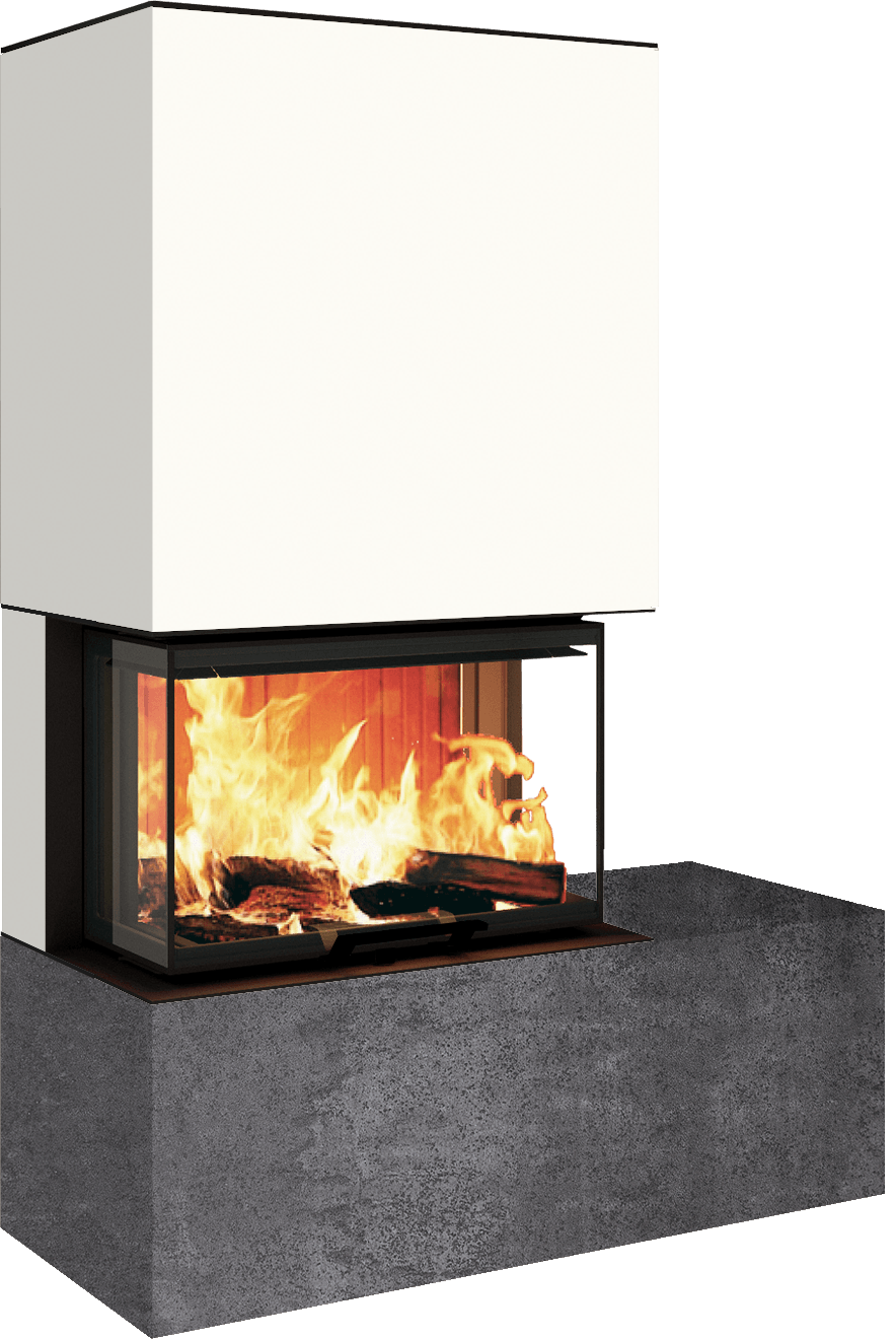 Neocube P22 - Keramik Arctic White, Bank rechts