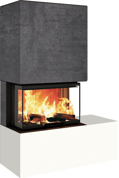 Neocube P22 - Keramik Arctic White, Bank rechts