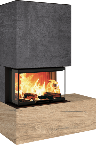 Neocube P22 - Keramik Arctic White, Bank rechts