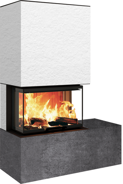 Neocube P22 - Keramik Arctic White, Bank rechts
