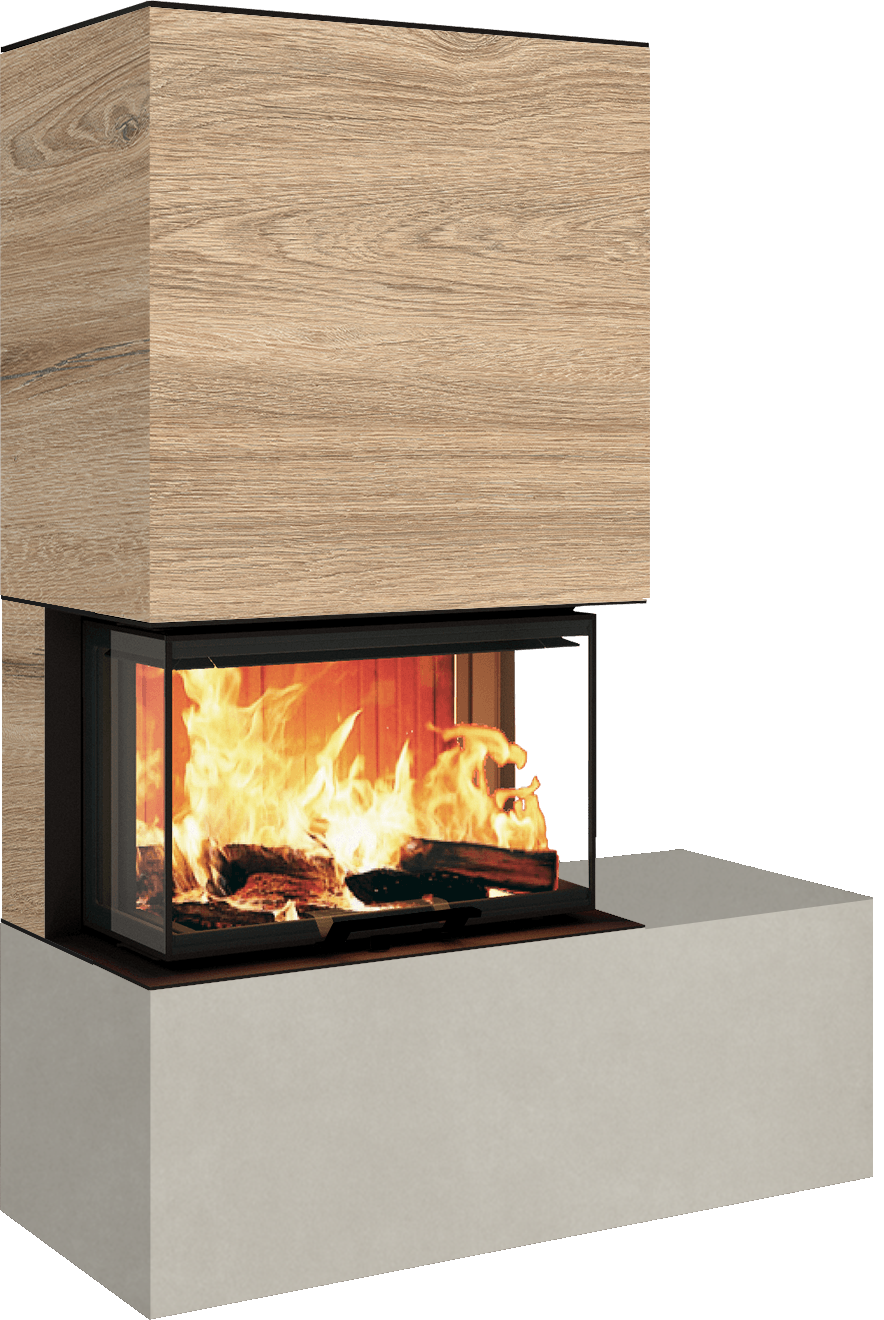 Neocube P22 - Keramik Arctic White, Bank rechts