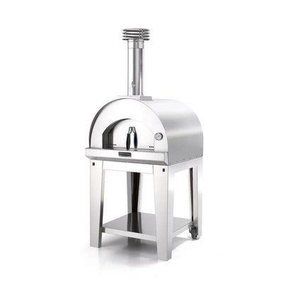 Margherita Pizza- und Brotbackofen 60/60 cm – inkl. Unterbau, Edelstahl