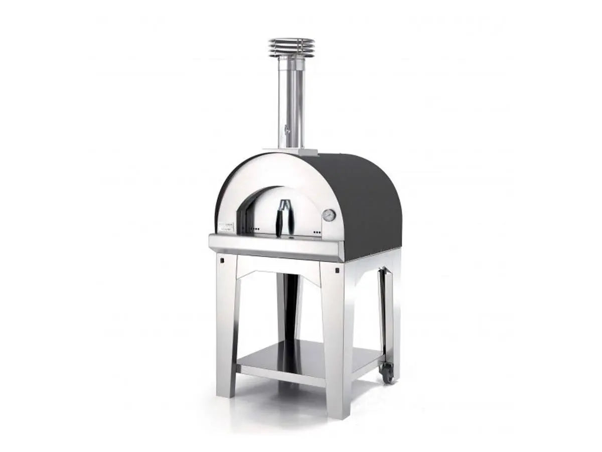 Margherita Pizza- und Brotbackofen 60/60 cm – inkl. Unterbau, Edelstahl
