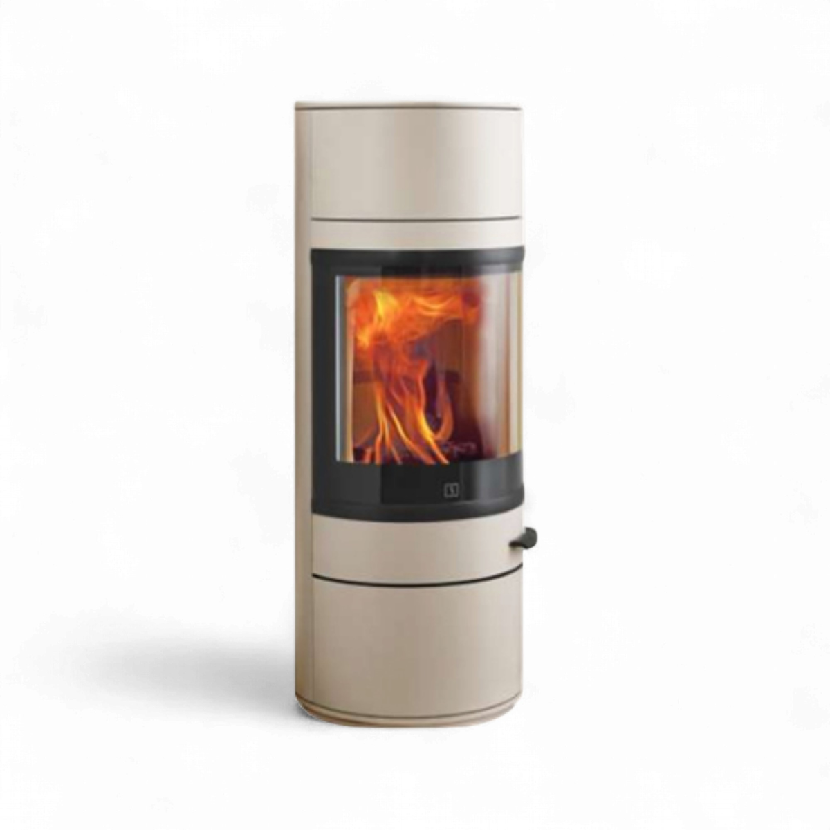 Scan 83-1 Champagne Steel with Black Trims, Wood-Burning Stove