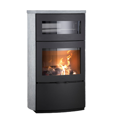 Heta Scan-Line 1000B schwarz Backofen, Speckstein