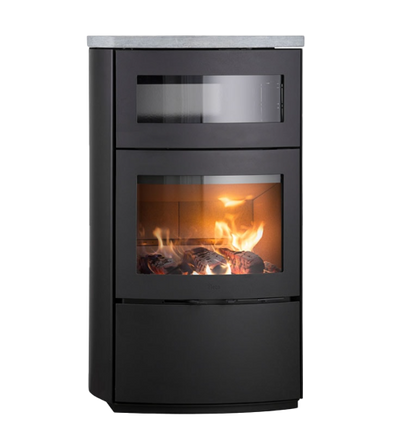 Heta Scan-Line 1000B schwarz Backofen, Speckstein