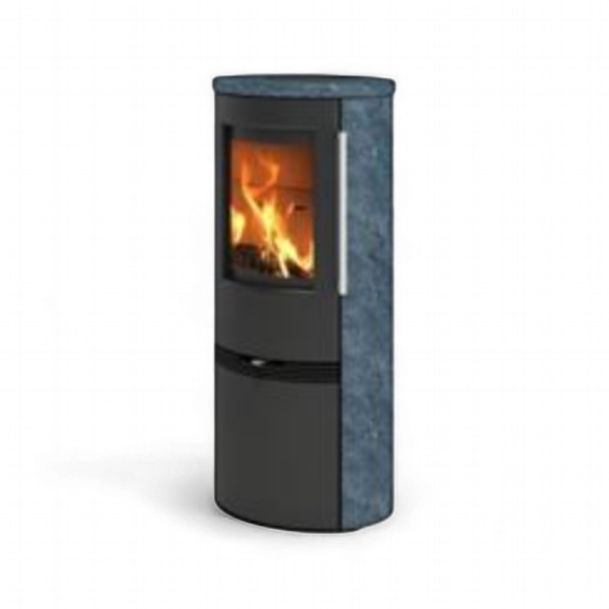 Terma Tech TT21RHS Speckstein Korpus schwarz, Schwedenofen