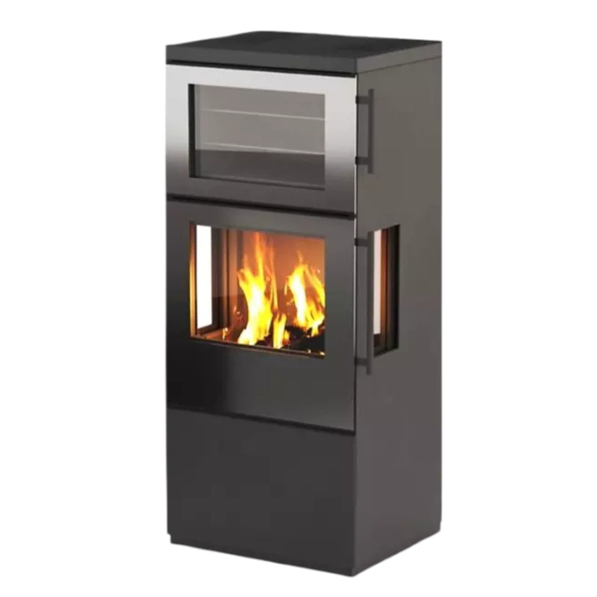 Cera Baker One Schwarz mit Backfach, Schwedenofen