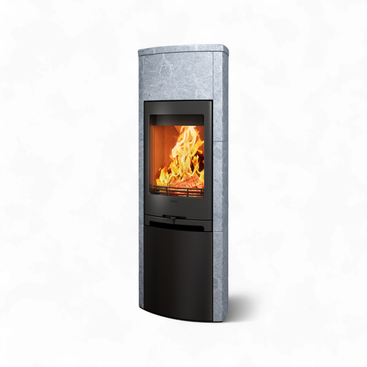 Contura 790T pierre ollaire noir, poêle à accumulation